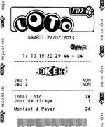 Lotto winner for France Loto