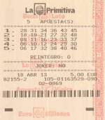 Lotto winner for Spain La Primitiva