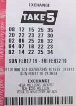 Ganhador da loteria do New York Take 5