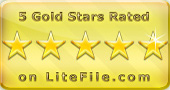Awarded 5 stars by LiteFile