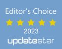 Awarded Editor's Choice Award by UpdateStar