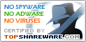 Zertifiziert 100% sauber durch TopShareware Labs