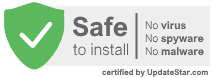 UpdateStar 認證安全安裝