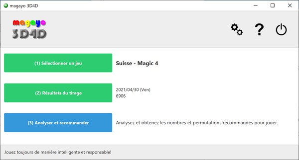 Le logiciel magayo 3D4D